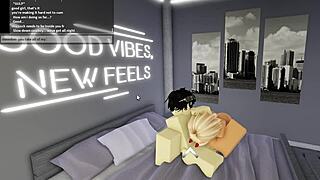 Cheating Woman Enjoys Attention While Boyfriend is Away - Roblox