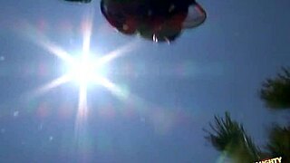 Stripping Brunette Gets Ass And Pussy Plowed In Threesome