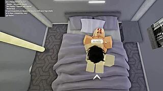 Cheating Woman Enjoys Attention While Boyfriend is Away - Roblox