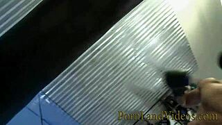 Blonde Teen Alexia Rae Battles in Intense Group Bang