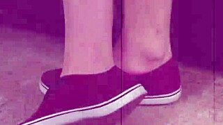 Kymberlee Anne teases hard cock for extra grade credit!