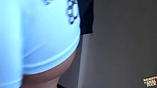 double penetration for busty blonde in gangbang blowbang