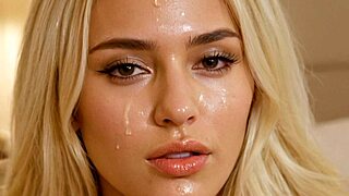 Kompilacja wytrysków spermy na twarze i ciała