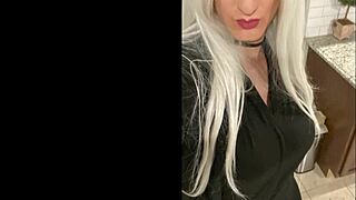 platinum blonde crossdresser after date humiliation