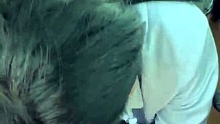 Gabriella suck me fast people passing by don't interrupt before I give sperm