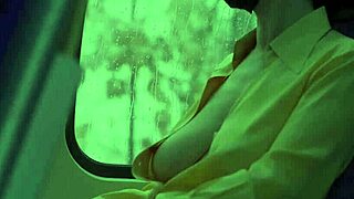 slave wife goes braless downblouse flashing her saggy tits public outdoor