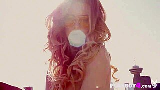 Petite Blonde Milf Dances Outdoors