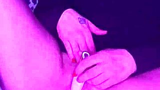 Oh Dirty Goth Slut Raven Masturbates Her Pussy With Dildo Tattooed Milf!