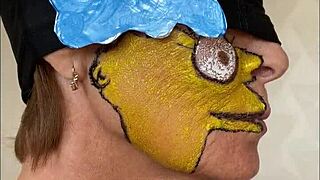 damn stepmom gulps down every drop after deepthroating my huge load