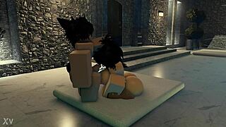 bunny femboy pounds that big titty girl rough