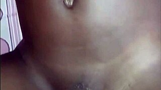 Horny ebony amateur fucking