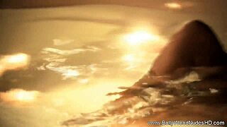 The Art of Cleansing: Brunette Striptease