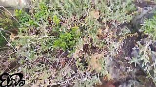 I flash my tits, give blowjob on seaside cliff