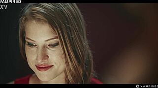 mind control vampire octavia red hypnotizes sofia rivers for dripping lezdom pussy feast