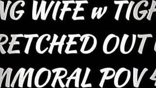 Unfaithful irina caged for double penetration creampie