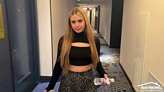 yo perfect teen twerks her ass on that 13-inch black monster pov!