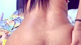 her huge latina ass gapes wide taking rough anal pounding