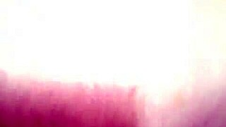 horny curvy blonde kneels sucking big cock while jerking hard