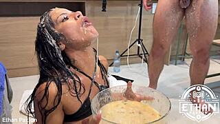Sloppy sirens puke piss recycling with michy perez!
