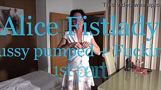 huge pumped lips big tits gaping pussy prolapse