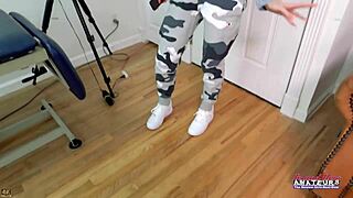 petite blonde sassy loves pussy pounding rimjob and creampie swallow!