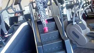 Sexy Big Ass Candid Hidden In Gym Fuck