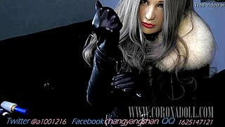 i play self-bondage in leather and nylon plastic wrap