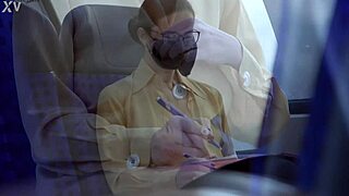 slave wife goes braless downblouse flashing her saggy tits public outdoor