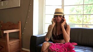 close-up teen solo masturbation in lingerie shows small tits