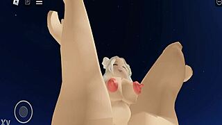 bet you'd love seeing this hot roblox girl get naked