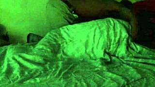 Slim Ebony Milf's Tight Tits Grip Black Cock in Hidden Sex Tape Parody