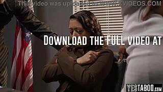 damn asian therapist jumps ebony client for interracial threesome in office