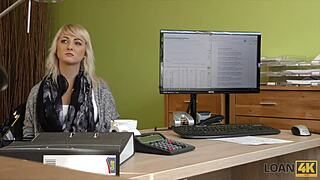 loan4k cherie spreads wet pussy wide for nasty agent's drill