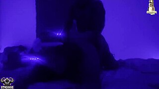 stacxxxs muscular transsexual bodybuilder bends for anal doggystyle pounding