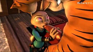 judy hopps gets stuffed in wild homemade compilations