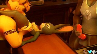 judy hopps gets stuffed in wild homemade compilations