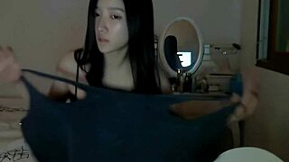 Korean Webcam Babe Park Nima Strips Lingerie for Hd Blowjob and Ripped Clothes Action