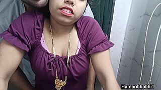 oh man, my hot indian bhabhi's saree up for wild chudai cum on panties