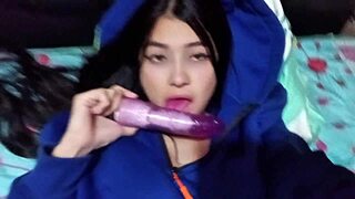 hot babysitter with huge natural tits craves cock right when i get home