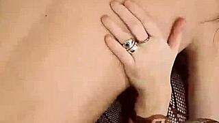 Hard thrusting missionary sex builds to deep pussy creampie explosion