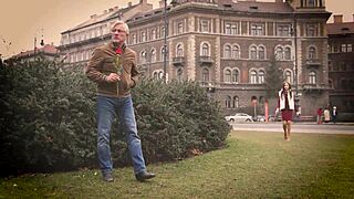 blonde with small waist handcuffed spooning doggystyle cum covered shaved pussy monster cock valentine anal