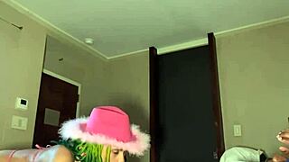 petite ebony takes bbc stretching throat and pussy before big creampie finish