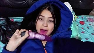 hot babysitter with huge natural tits craves cock right when i get home