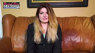 Hey Cute Curvy Blonde Rachel Takes Hard Doggystyle Ass Pounding!