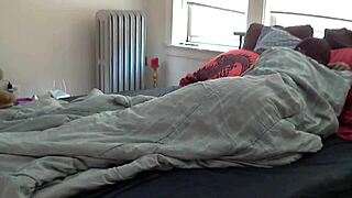 Slim Ebony Milf's Tight Tits Grip Black Cock in Hidden Sex Tape Parody