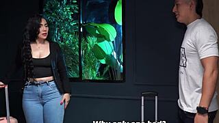 big-assed colombian stepmom shares bed ripping clothes for fat ass shaking sex