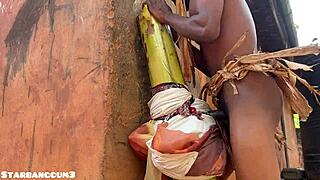 Chubby country girl ramps up ranch toy play stronger