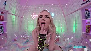 Big Tits Blonde Rebel Rhyder Teases Ass Fuck With Monster Cock VR