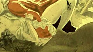 vintage erotic hairy retro drawings