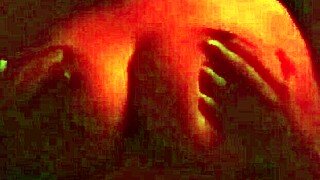 stepmom's huge tits bounce as she rides big cock in red room cowgirl frenzy